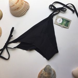 NWT Cheeky Bikini Bottom Black
